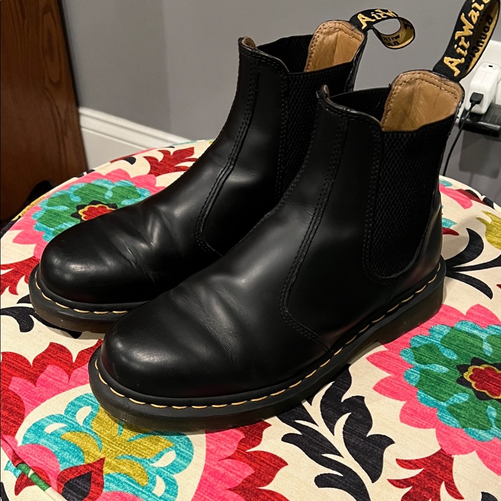 Dr. Martens Black Leather Boots